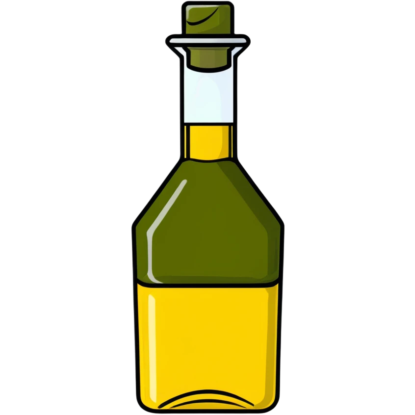 Olive oil bottle, Mediterranean anti-inflammatory ingredient emoji