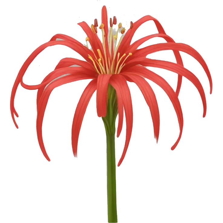 Red spider lily emoji