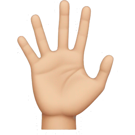 hand sign hiding ring finger emoji