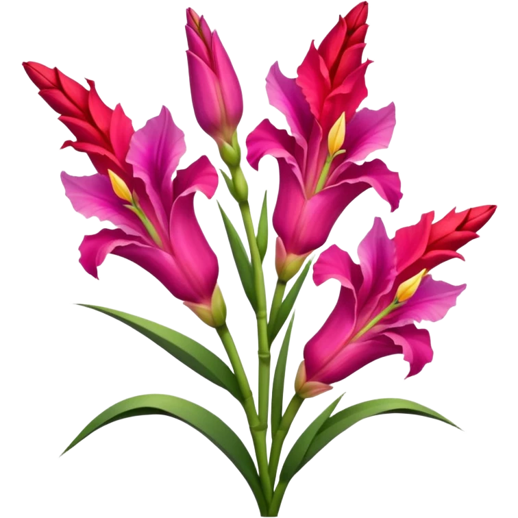 gladiolus flowers emoji