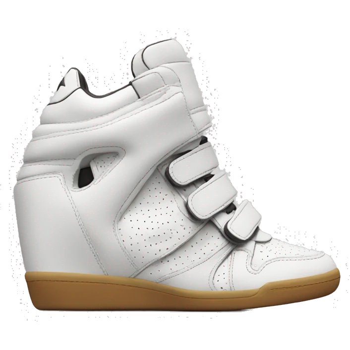 isabel marant wedge sneakers emoji