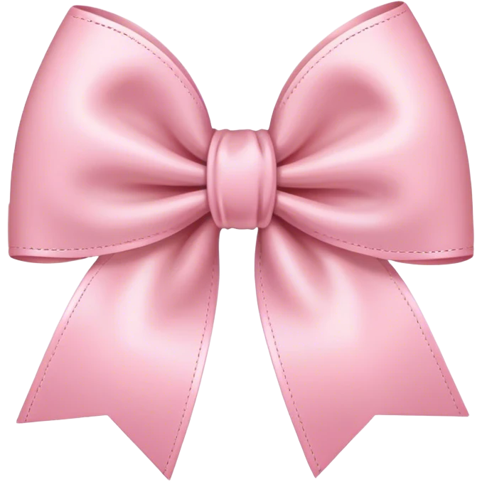 light pink bow  emoji