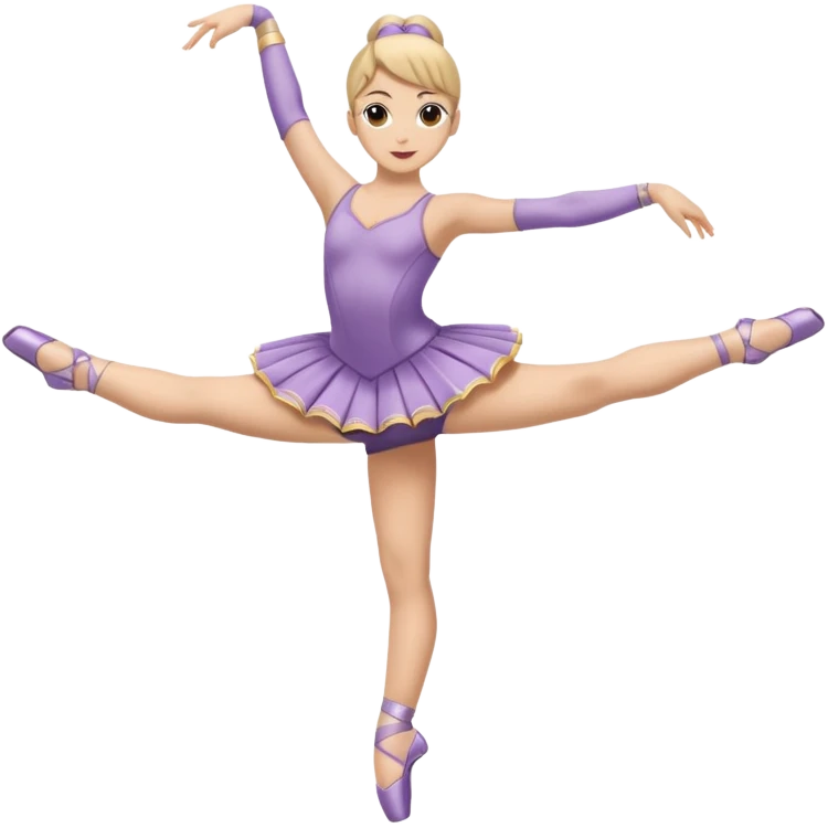 Una chica con vestuario de bailarina urbana con las piernas flexionadas, el dedo índice en la boca, el tren superior inclinado hacia la izquierda y con la cadera proyectada hacia la izquierda emoji