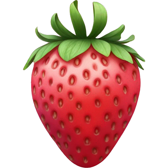 Pink strawberry  emoji