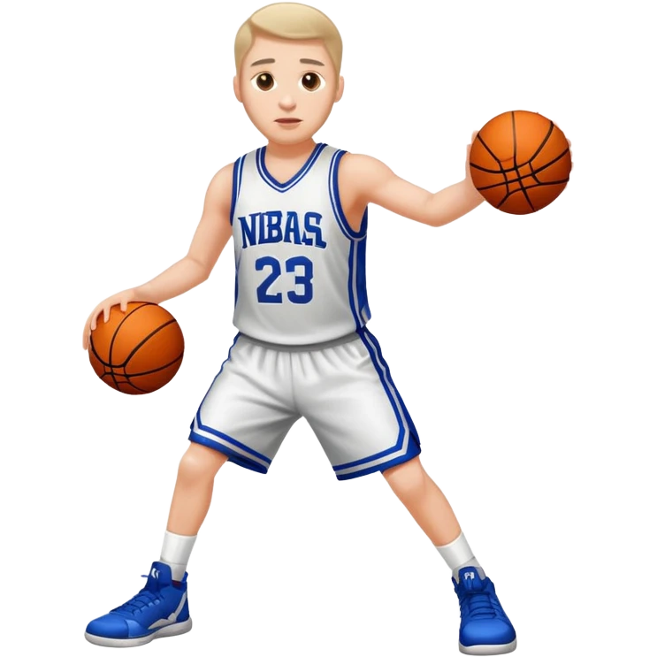 Me playing basketball in nbajersey emoji