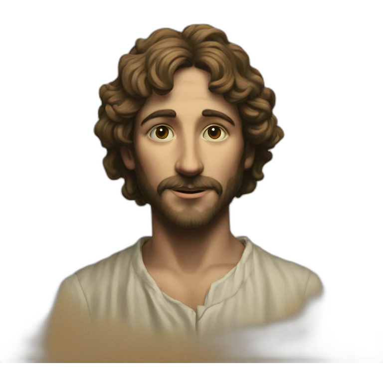 The Son of Man-painting emoji