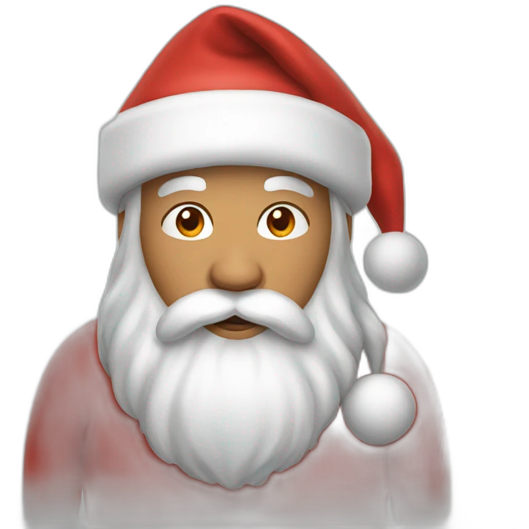 Asian santa emoji