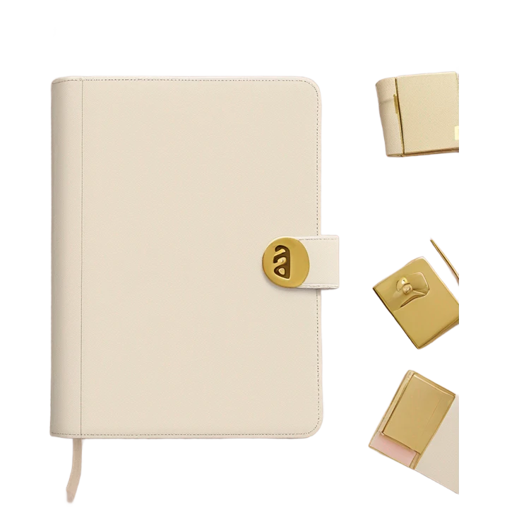 Beige planner emoji