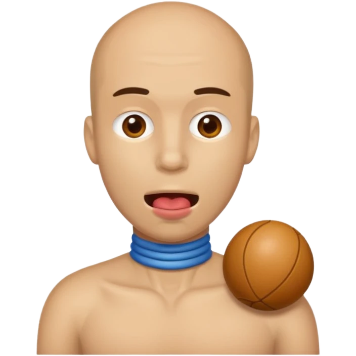 Ball sack in throat  emoji