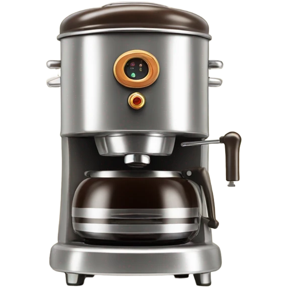 Vintage coffee maker emoji