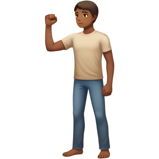 A person stands facing a wall with their hand on it, their shoulders hunched as if weighed down. A glowing, clenched fist of tension sits in their chest. But behind them, a doorway opens—light streaming through. The words "You are free" echo from inside. It’s the moment of  they can choose peace. emoji