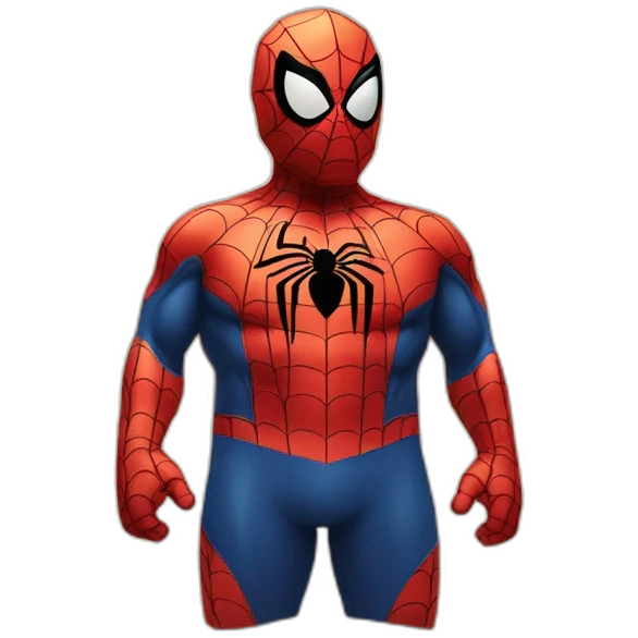 Fat-spiderman-on-desert-island emoji