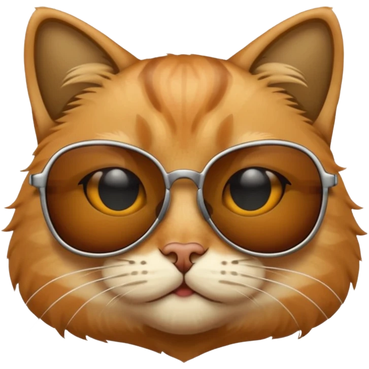 Cat wearing sunglasses emoji