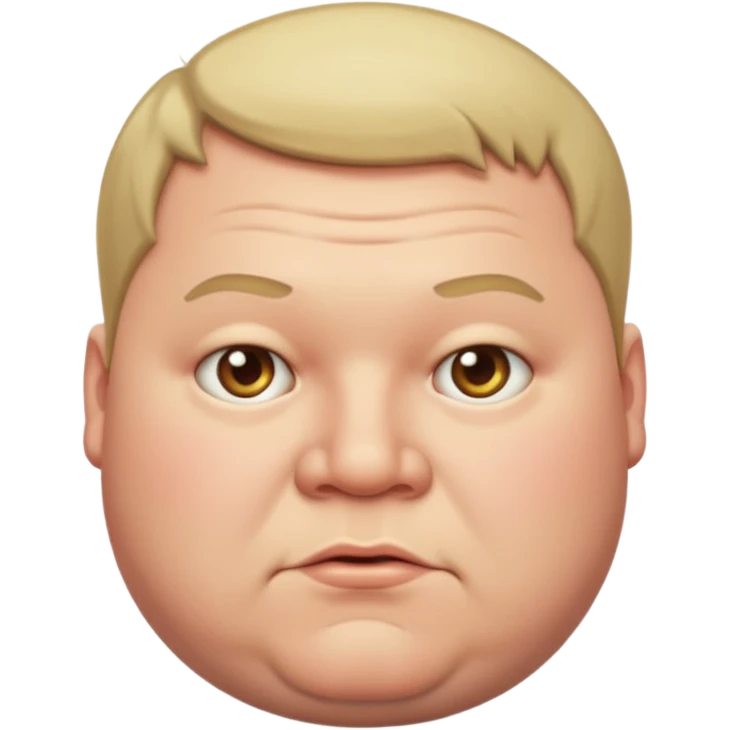 Fat guy emoji