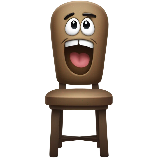 Chair singing “who’s afraid of little old me” emoji