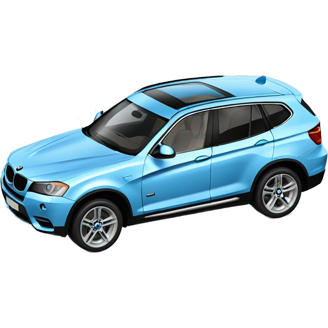 BMW X3 babyblue emoji
