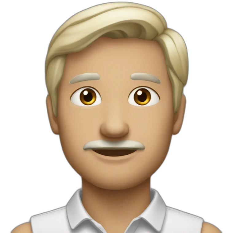 Мужчина с бородой короткой стрижкой и очках emoji