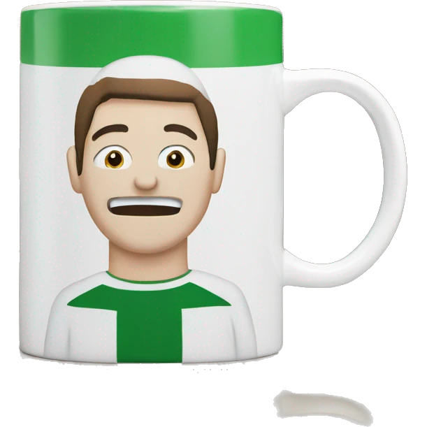 mug with Central Perk sign emoji