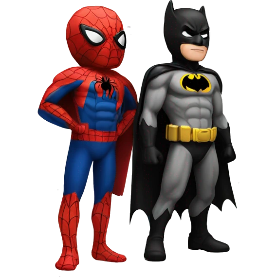 mix spiderman and batman emoji