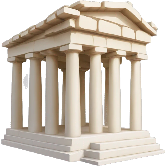 Temple grec emoji