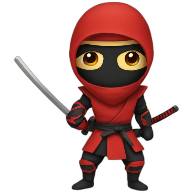 red ninja emoji