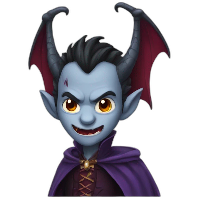 Dragon vampire emoji