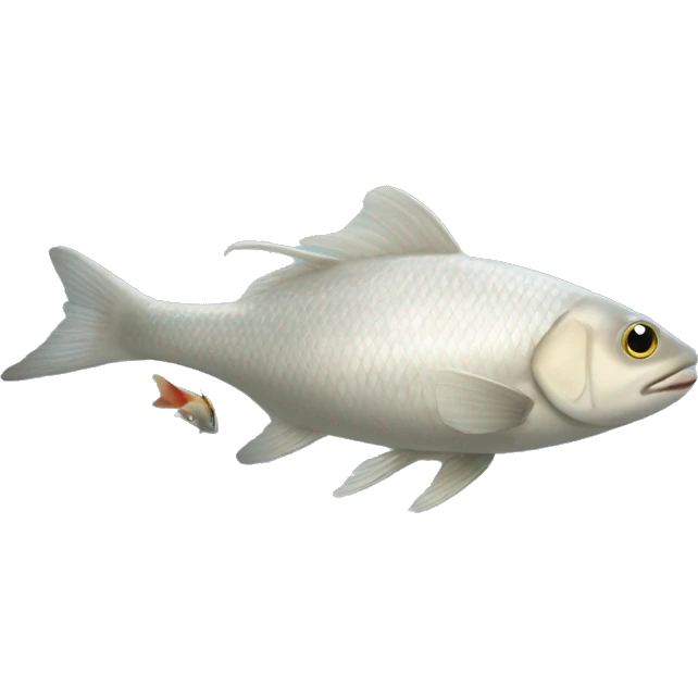 "Un seul morceau de Poisson blanc" emoji