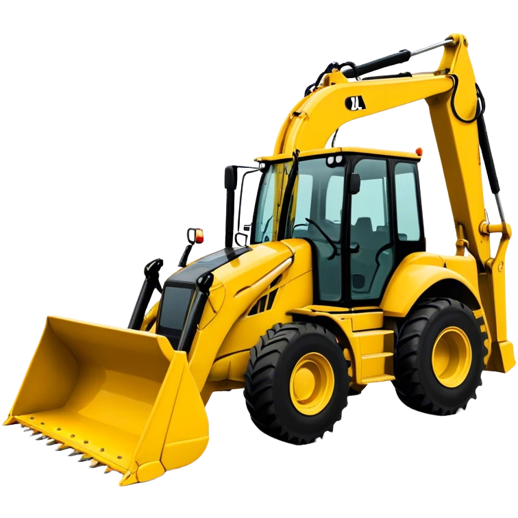 Backhoe Loader - Caterpillar 430F (Model Year: 2021) (Iconic colour: Yellow) emoji