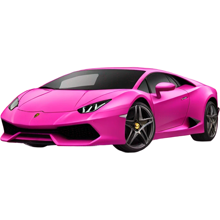 Hit pink lambo emoji