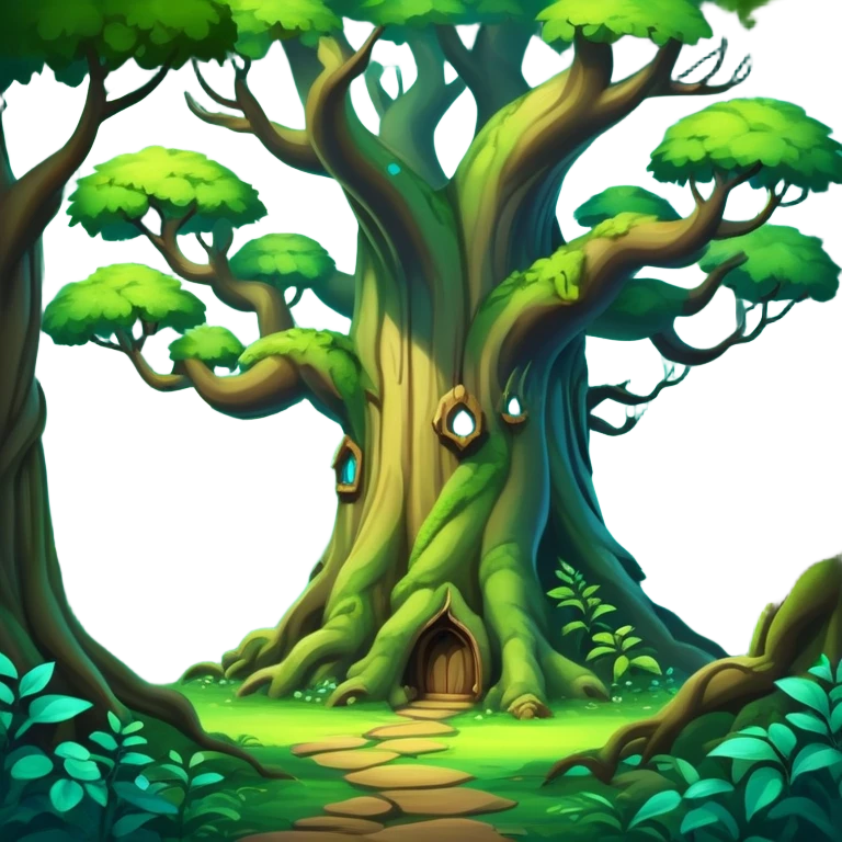 enchanted forest scene emoji