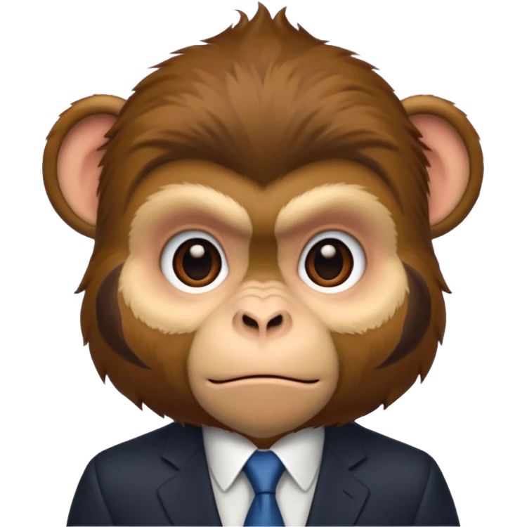 İs adamı maymun emoji