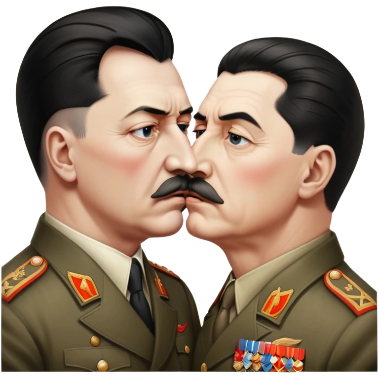 Гитлер целуется с сталином  emoji