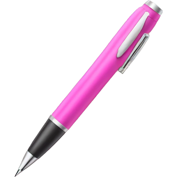 Pink pen emoji