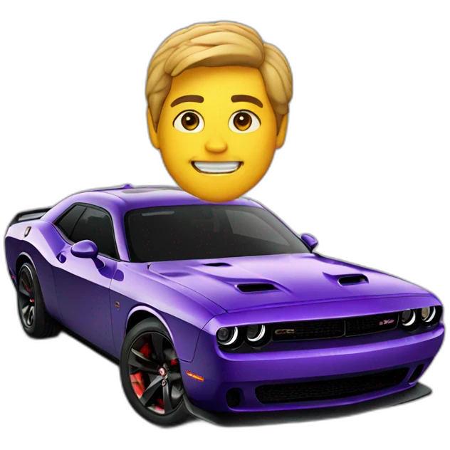 dodge challenger hellcat emoji