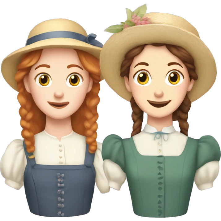 Diana barry and anne of green gables emoji