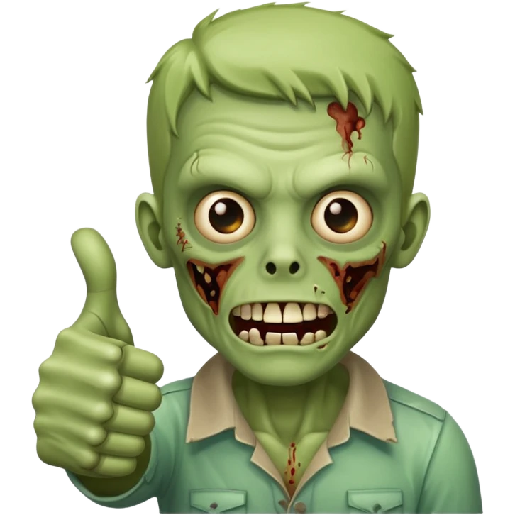 zombie thumbs up emoji