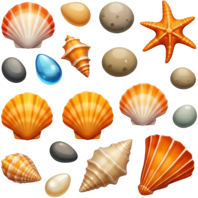 beach elements emoji