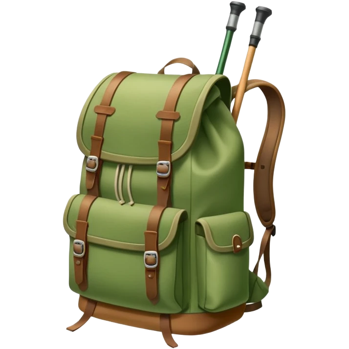 hiking camping backpack emoji