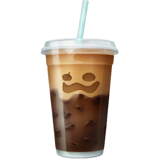 Iced coffee emoji