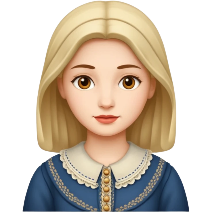 OldStyle clothes female emoji