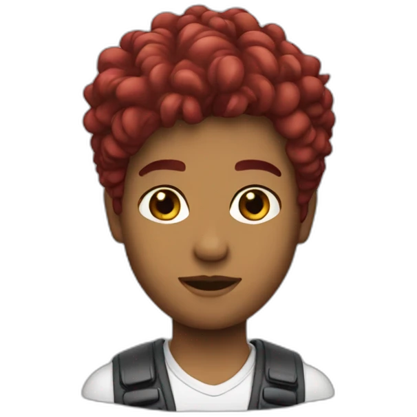 Gille cheveux rouge emoji