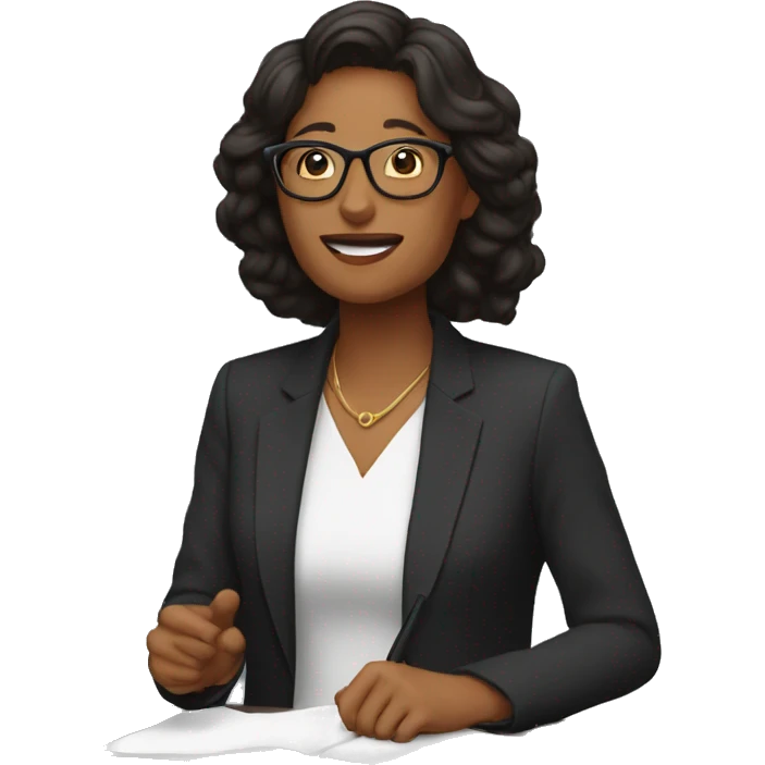 Iman gadzhi giving a speech emoji