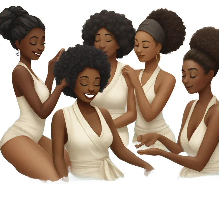 Black women spa emoji