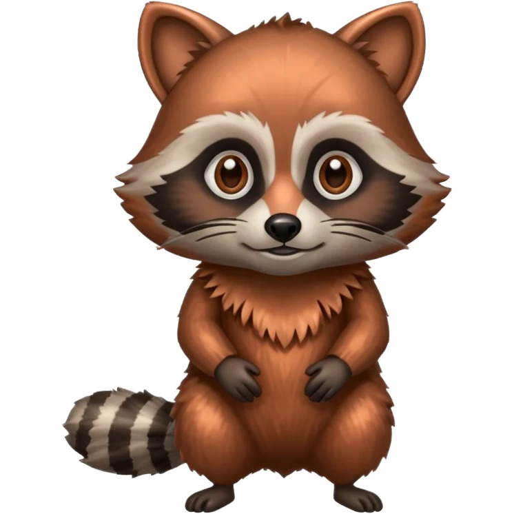 Copper racoon emoji