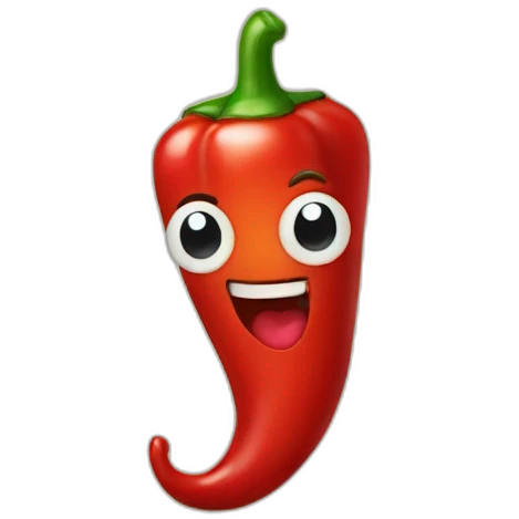cute Chili pepper emoji