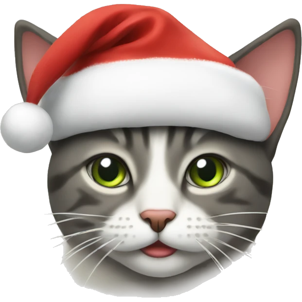 Christmas cat emoji