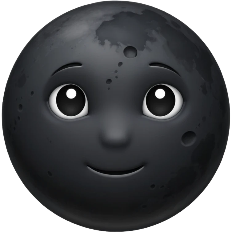 black moon emoji