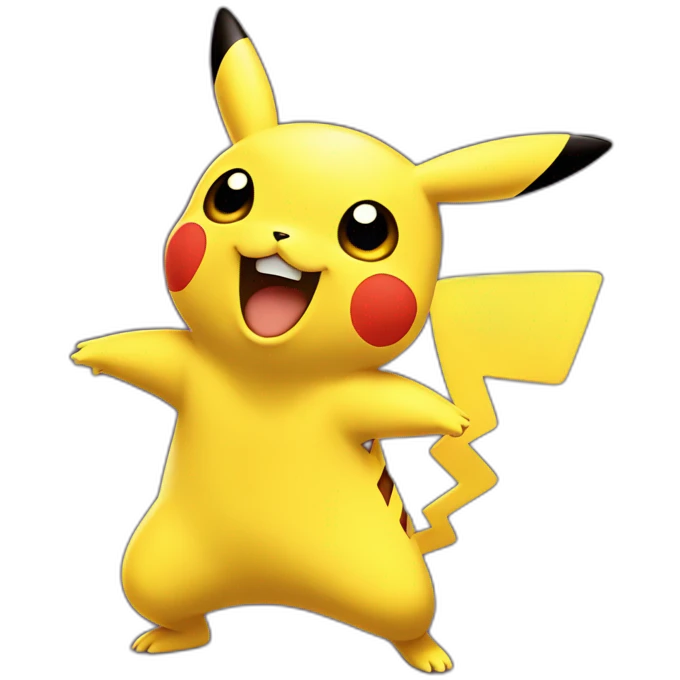Pikachu qui danse emoji