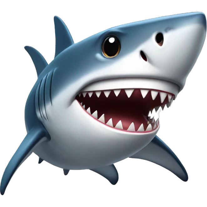 shark with coquette  emoji