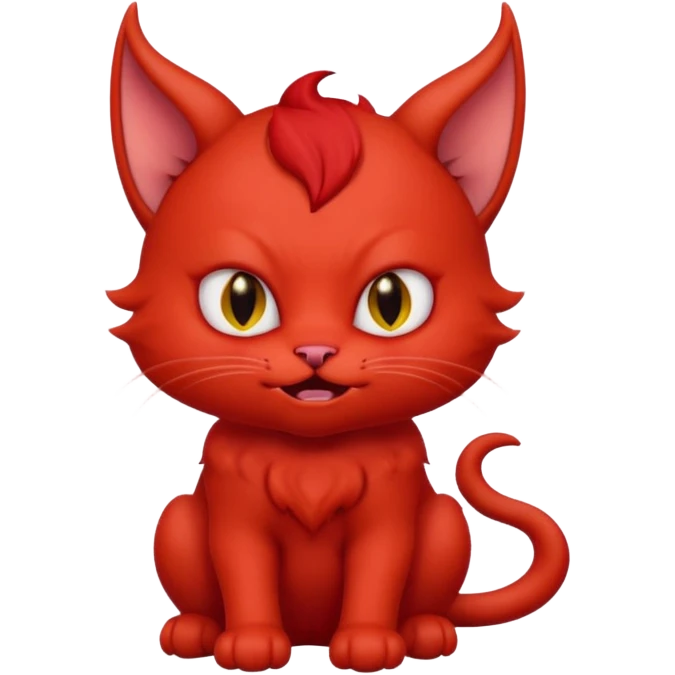 baby devil cat emoji